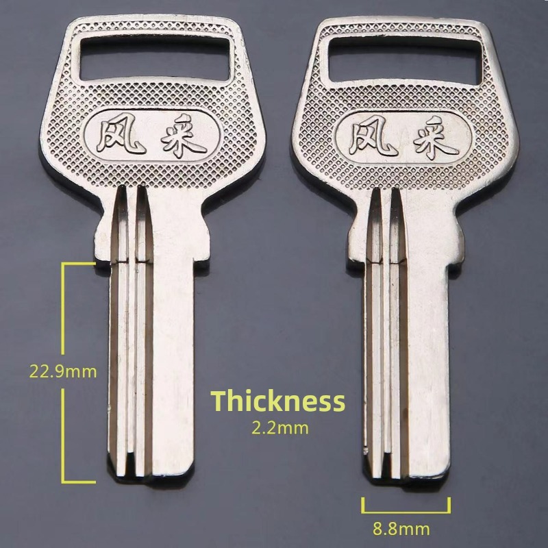 Glass Door Hinge - 20 pièces adaptées aux clés vierges